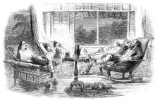 A Postprandial Scene at Manilla, 1857. Creator: Unknown