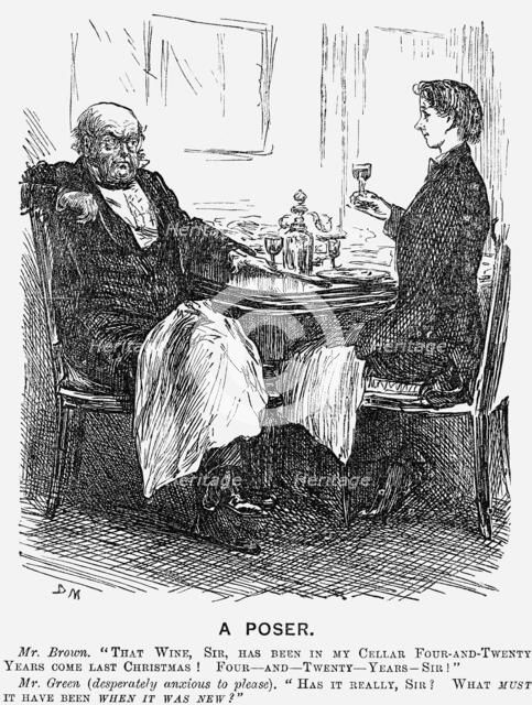 'A Poser', 1866. Artist: George du Maurier