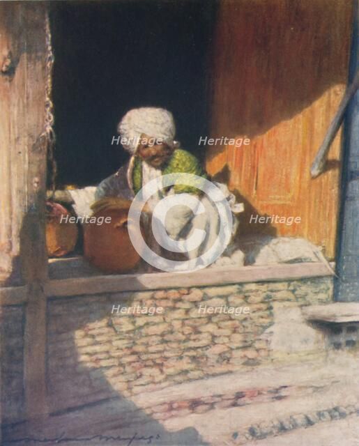 'A Potter', 1905. Artist: Mortimer Luddington Menpes.