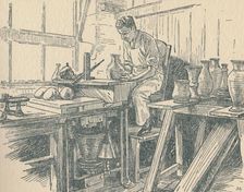 A Potter at Work 1910
