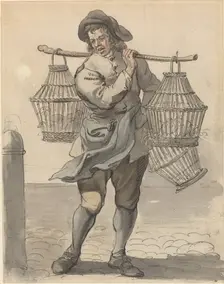 A Poultry Seller, c. 1759. Creator: Paul Sandby