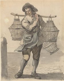 A Poultry Seller, c. 1759. Creator: Paul Sandby