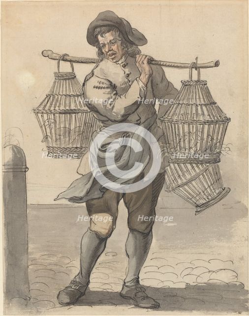 A Poultry Seller, c. 1759. Creator: Paul Sandby.