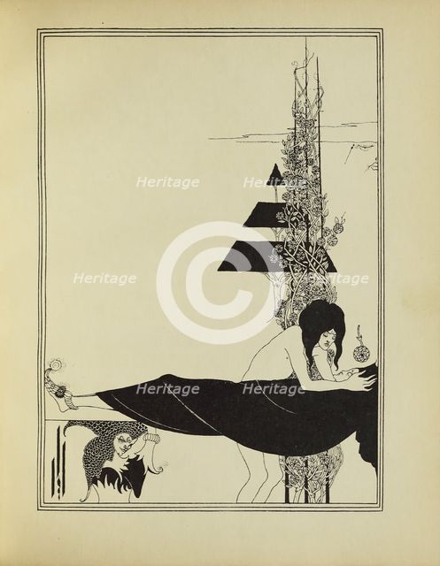 A Platonic Lament, 1907.  Creator: Aubrey Beardsley.