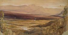 A Plain with Hills in Distance, c1840s. Creator: John Phillip