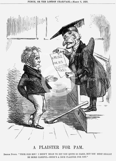 'A Plaister for Pam.', 1858. Creator: Unknown.