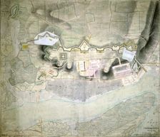 A Plan of Chatham Lines, May 18th 1804. Creator: Thomas Chamberlaine