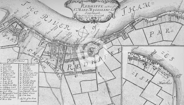 'A Plan of Rotherhithe', 1755, (1912). Artists: Unknown, John Stow.