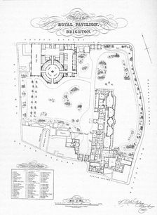 A Plan of the Pavilion Estate as it was when purchased by the Town Authorities, 1850 (1939)