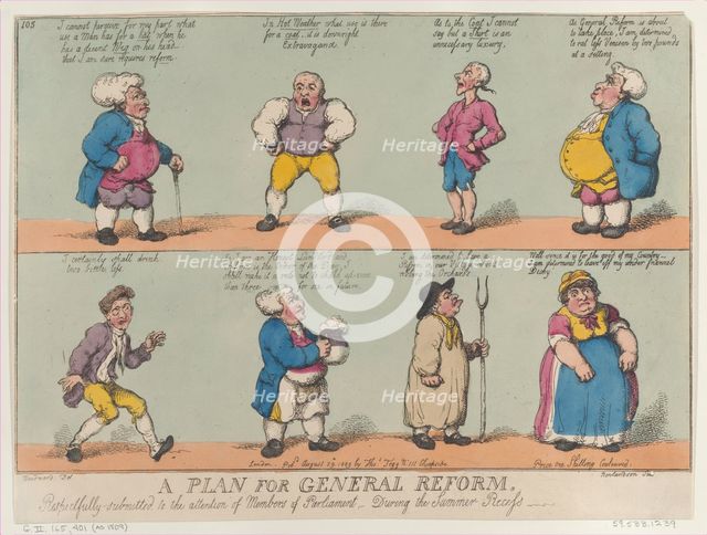 A Plan for General Reform, Respectfully submitted to the attention of Members o..., August 29, 1809. Creator: Thomas Rowlandson.