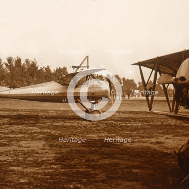 A plane taking off, c1914-c1918. Artist: Unknown.