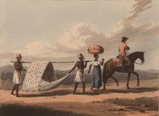 A Planter and his Wife on a Journey, 1816. Creator: Anonymous