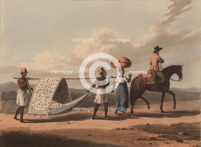 A Planter and his Wife on a Journey, 1816. Creator: Anonymous.