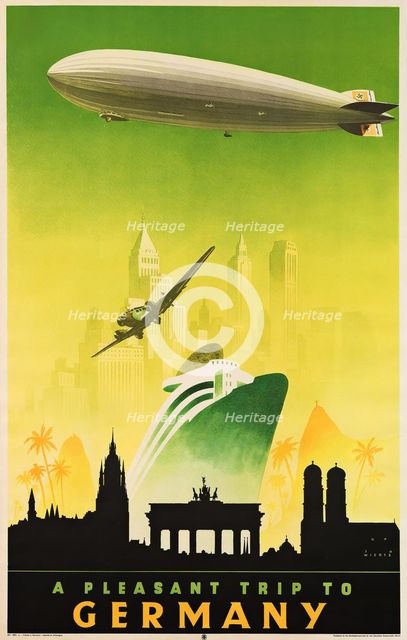 A Pleasant Trip to Germany, c1935-1936. Creator: Wiertz, Jupp (1888-1939).
