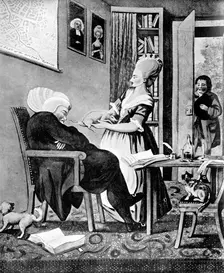 A Pleasing Method of Rouzing the Doctor or a Thythe Pig No Bad Sight. 1770