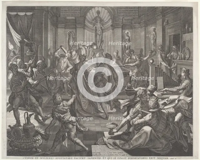 A Pleasure House, 1588. Creator: Johann Sadeler I.
