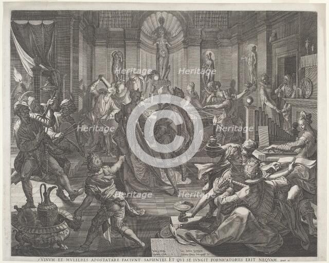 A Pleasure House, 1588. Creator: Johann Sadeler I.