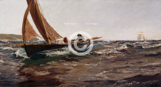 A Plymouth Hooker, 1910. Creator: Charles Napier Hemy.