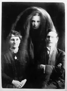 A psychic photograph c1890-c1910. Creator: Unknown