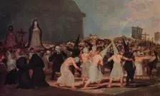 A Procession of Flagellants 1812-1819 (1939). Artist: Francisco Goya