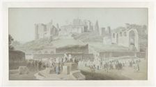 A Procession at the Foot of the Palatine Hill in Rome, c.1809-c.1812. Creator: Josephus Augustus Knip