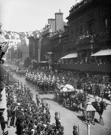 A procession celebrating the Royal Jubilee, 1887. Artist: York & Son