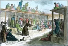 A professional story teller at Kashgar, Xinjiang, China, c1875