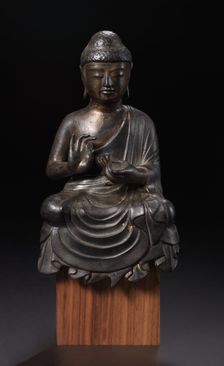 A Preaching Buddha, 8th century. Creator: Unknown