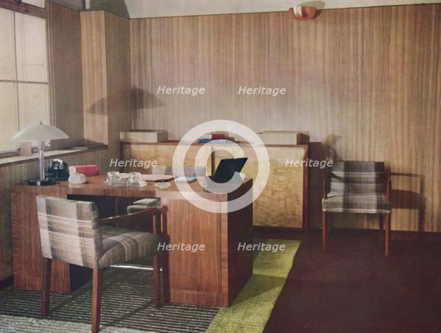 'A private office designed and executed by Gordon Russell Ltd., Broadway (Worcs) and London', 1935. Artist: Unknown.