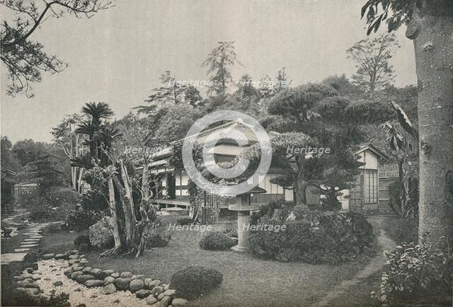 'A Private Garden at Yokohama', c1892. Artist: Unknown.