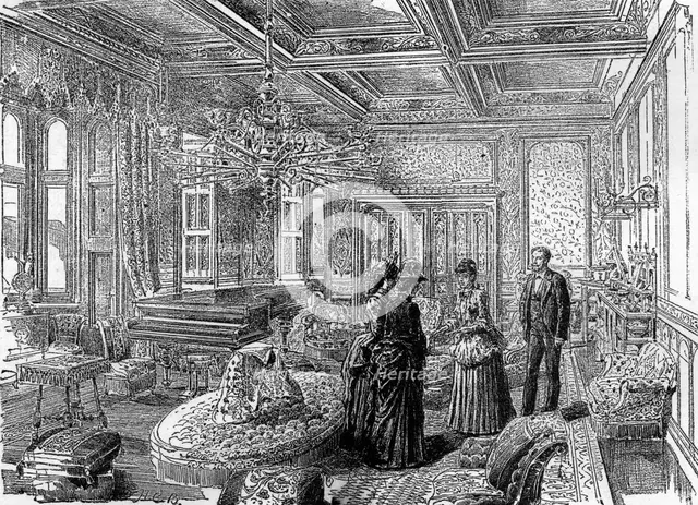 ''A Prima Donna's Home; Sketches at Craig-y-Nos Castle, Madame Patti-Nicolini's Residence in South W Creator: Unknown.