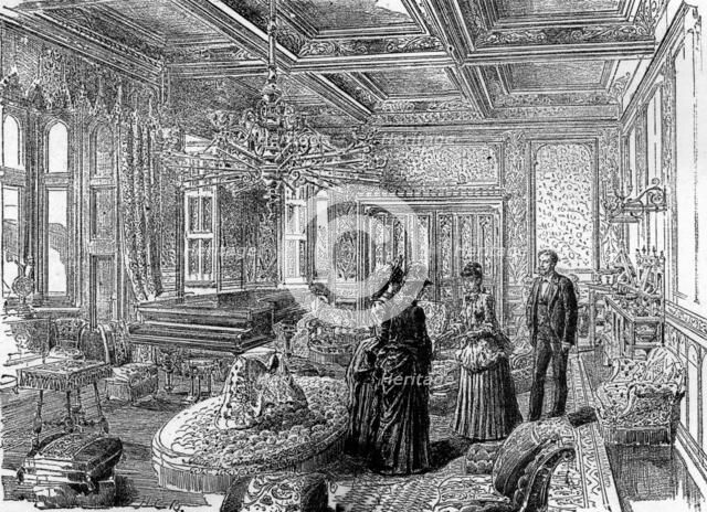 ''A Prima Donna's Home; Sketches at Craig-y-Nos Castle, Madame Patti-Nicolini's Residence in South W Creator: Unknown.