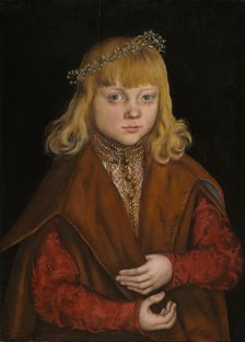A Prince of Saxony, c. 1517. Creator: Lucas Cranach the Elder