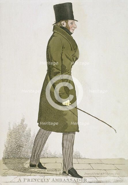 'A Princely Ambassador', 1822. Artist: Richard Dighton