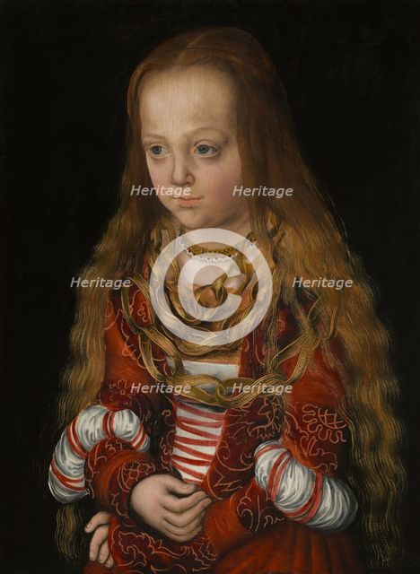 A Princess of Saxony, c. 1517. Creator: Lucas Cranach the Elder.