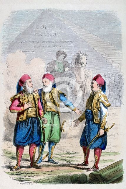 A print from 19th Century Egypt, 1847. Artist: Jean Adolphe Beauce