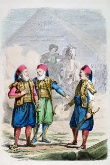 A print from 19th Century Egypt, 1847. Artist: Jean Adolphe Beauce