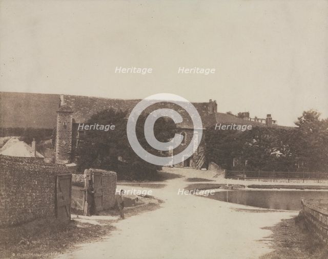 A Priory, Lyminge, 1853. Creator: George B. Shepherd (British).