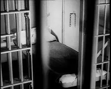 A Prison Cell, 1930s. Creator: British Pathe Ltd
