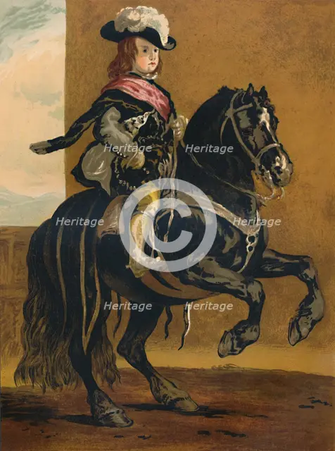 'A Pupil of La Haute Ecole - Don Balthazar, Infante of Spain', c1640, (c1879.) Creator: Diego Velasquez.