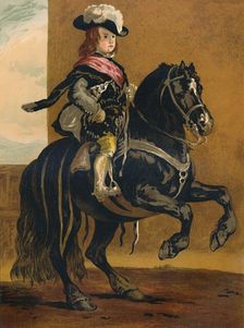 A Pupil of La Haute Ecole - Don Balthazar, Infante of Spain c1640, (c1879.) Creator: Diego Velasquez