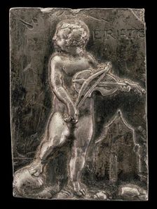 A Putto Symbolizing the Muse Erato, c. 1540. Creator: Peter Flotner