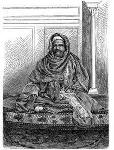 A Qadi, Islamic judge, Khartoum, Sudan, late 19th century