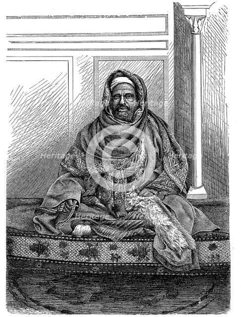 A Qadi, Islamic judge, Khartoum, Sudan, late 19th century. Artist: Unknown