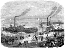 A quay San Francisco, California, 19th century