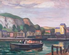 A Quayside, Boulogne, c1880-1920. Creator: William York Macgregor