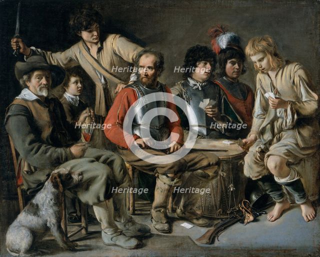 'A quarrel', 1640. Creator: Mathieu Le Nain.