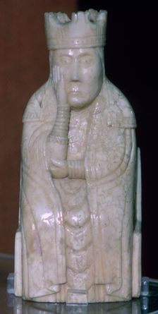 A Queen - The Lewis Chessmen, (Norwegian?), c1150-c1200