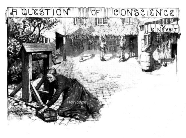 A Question of Conscience, 1898. Creator: Unknown.