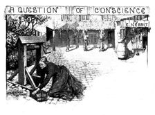 A Question of Conscience, 1898. Creator: Unknown